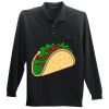 Long Sleeve Silk Touch Polo with Pocket Thumbnail